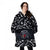 Front - Stranger Things Unisex Adult Hellfire Club Hoodie Blanket
