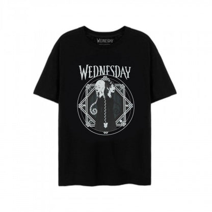 Front - Wednesday Womens/Ladies Back To Back T-Shirt