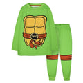 Front - Teenage Mutant Ninja Turtles Boys Printed Long Pyjama Set