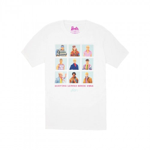 Front - Barbie Mens Serving Lewks Since 1961 Ken T-Shirt