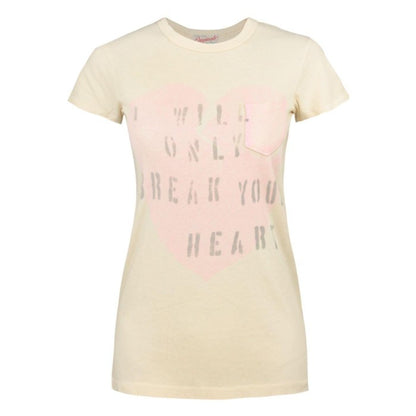 Front - Junk Food Womens/Ladies I Will Only Break Your Heart T-Shirt