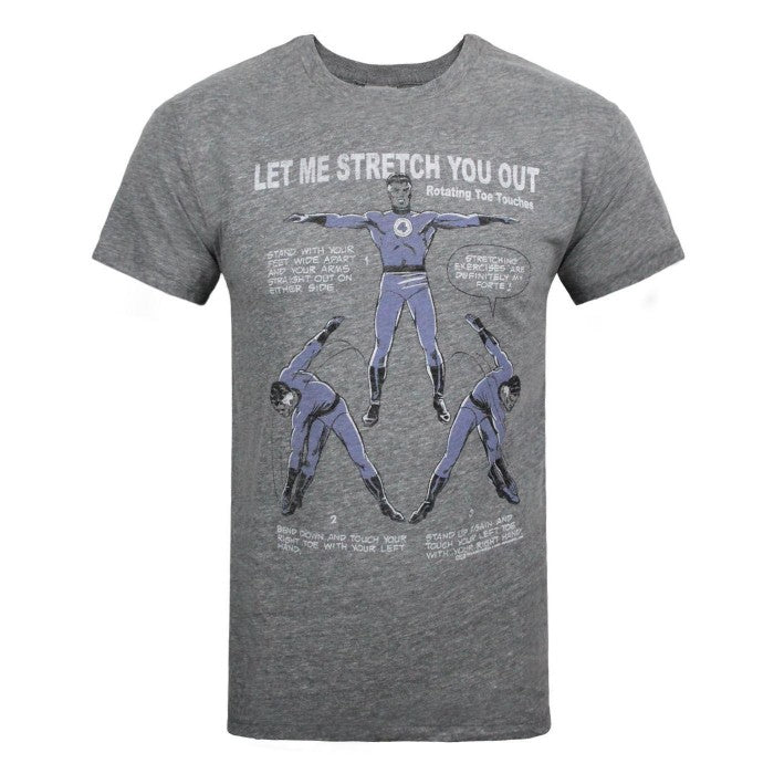 Front - Junk Food Mens Mr Fantastic Stretch T-Shirt