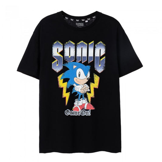 Front - Sonic The Hedgehog Mens Game On! Short-Sleeved T-Shirt