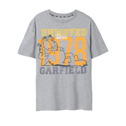 Front - Garfield Mens Unmoved Since 1978 Short-Sleeved T-Shirt