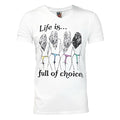 Front - Junk Food Mens Life Is Full Of Choices T-Shirt