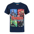 Front - Avengers Age Of Ultron Childrens/Kids Logo Short-Sleeved T-Shirt