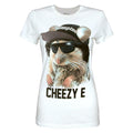 Front - Goodie Two Sleeves Womens/Ladies Cheezy E T-Shirt