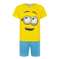 Front - Despicable Me Childrens/Kids Minions Face Short Pyjama Set