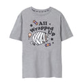 Front - Pusheen Womens/Ladies All Wrapped Up Halloween T-Shirt