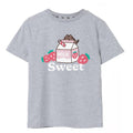Front - Pusheen Girls Sweet Sips T-Shirt