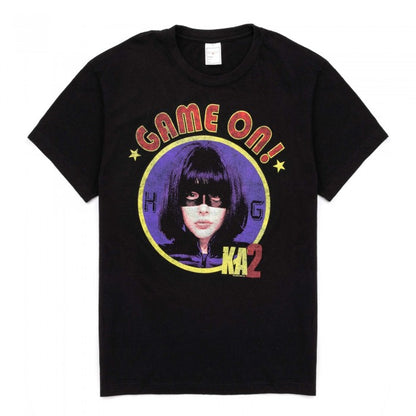 Front - Kick-Ass 2 Mens Hit-Girl Graffiti T-Shirt