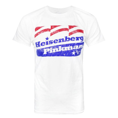 Front - Breaking Bad Mens Flag T-Shirt