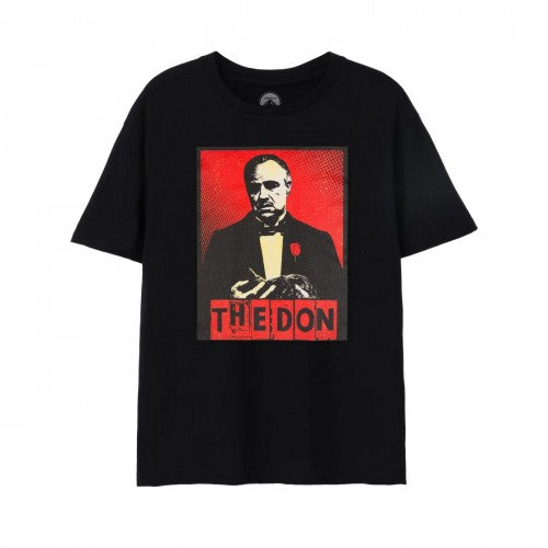 Front - The Godfather Mens Don Vito Corleone T-Shirt