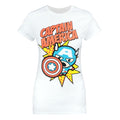 Front - Jack Of All Trades Womens/Ladies Captain America Kawaii T-Shirt