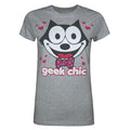 Front - Goodie Two Sleeves Womens/Ladies Geek Chic Felix The Cat T-Shirt