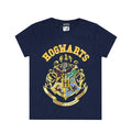 Front - Harry Potter Boys Hogwarts Crest T-Shirt