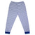 Front - Childrens/Kids Contrast Striped Lounge Pants