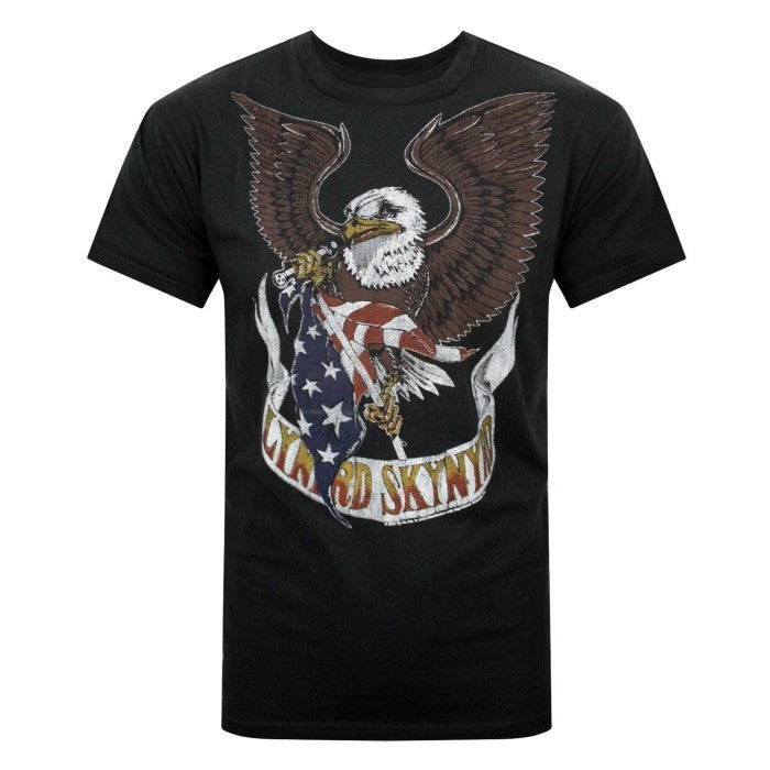 Front - Junk Food Mens Lynyrd Skynyrd Eagle T-Shirt