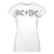 Front - Amplified Womens/Ladies AC/DC Diamante T-Shirt