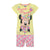 Front - Disney Girls Minnie Mouse Flowers Short Pyjama Set