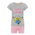 Front - Despicable Me Girls Yellow Bello! Minions Short Pyjama Set