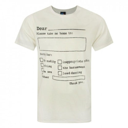 Front - Junk Food Mens Please Take Me Home T-Shirt