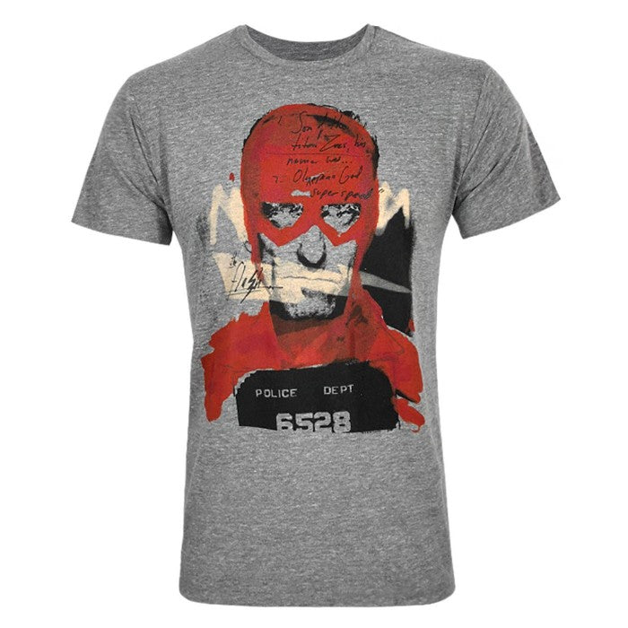 Front - Junk Food Mens Mugshot The Flash T-Shirt