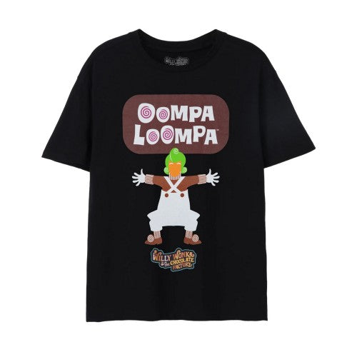 Front - Willy Wonka & The Chocolate Factory Mens Oompa Loompa T-Shirt