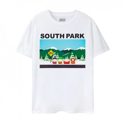 Front - South Park Mens Classic Scene T-Shirt