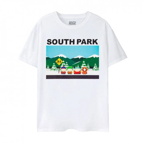 Front - South Park Mens Classic Scene T-Shirt