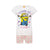 Front - Despicable Me Girls Wishing On A Star Short Pyjama Set