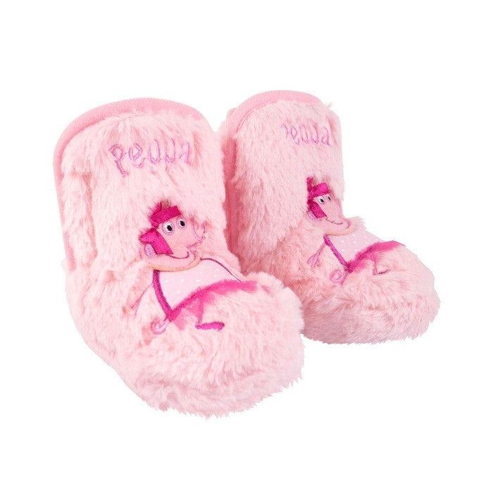Front - Peppa Pig Girls Logo Slippers