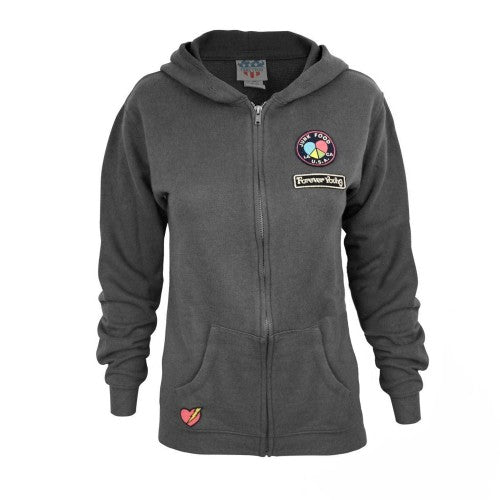Front - Junk Food Womens/Ladies Forever Young Hoodie