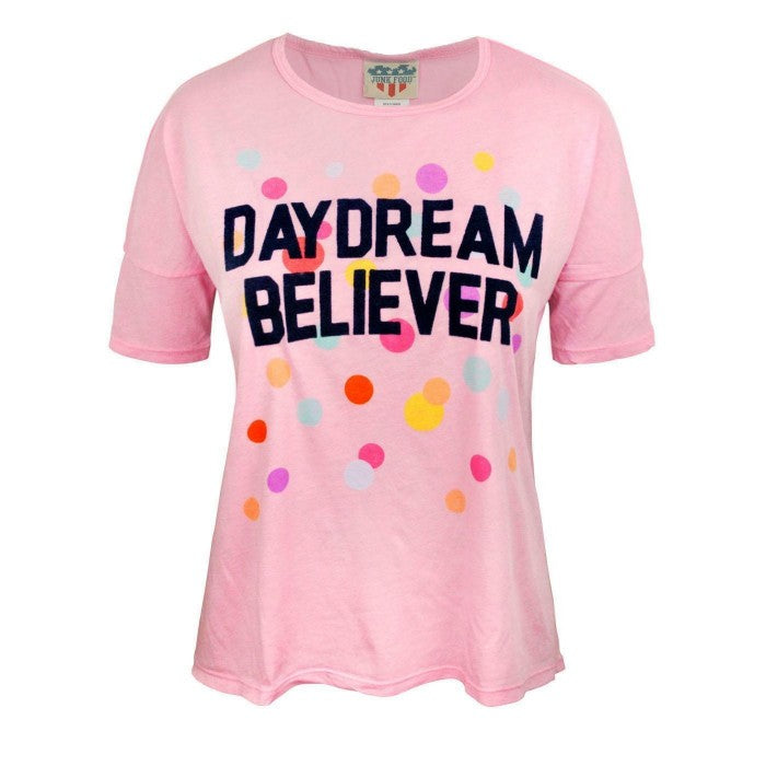 Front - Junk Food Womens/Ladies Daydream Believer Oversized T-Shirt