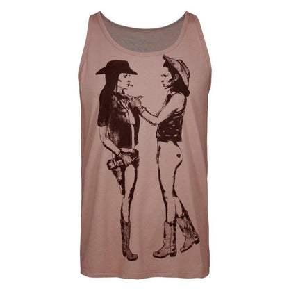 Front - Blood Is The New Black Mens Saddle Up Vest Top