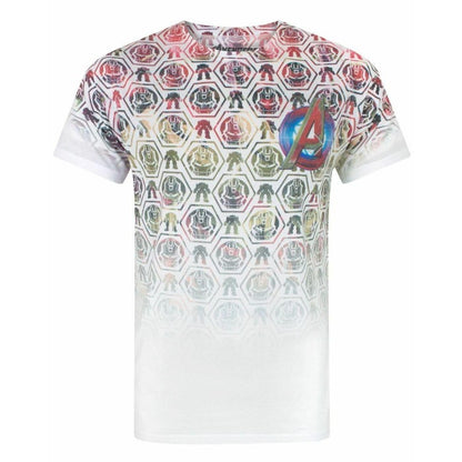 Front - Avengers Age Of Ultron Mens Icons Sublimation T-Shirt