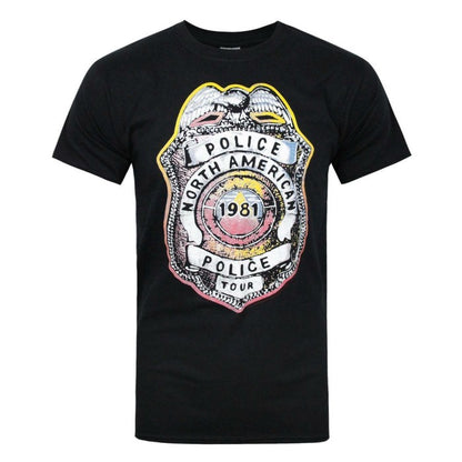 Front - The Police Mens North American Tour 1981 T-Shirt