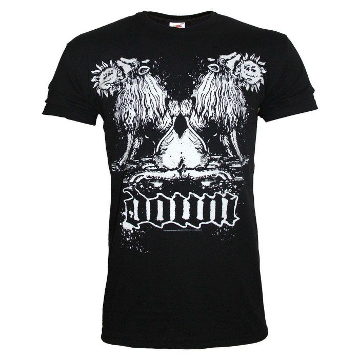 Front - Down Mens Lions T-Shirt