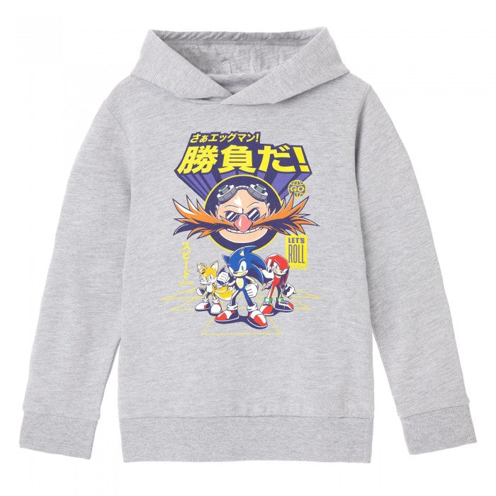 Front - Sonic The Hedgehog Boys Let´s Roll Hoodie