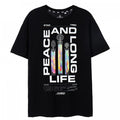 Front - Star Trek Mens Peace And Long Life T-Shirt