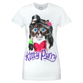 Front - Goodie Two Sleeves Womens/Ladies Kitty Purry T-Shirt