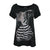 Front - Blood Is The New Black Womens/Ladies Stripes and Stallions T-Shirt