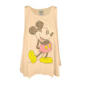 Front - Junk Food Womens/Ladies Mickey Mouse Open Back Vest Top