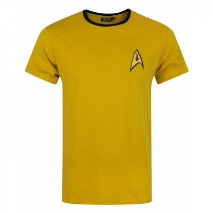 Front - Star Trek Mens Uniform Command Medical Security T-Shirt