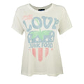 Front - Junk Food Womens/Ladies Made With Love Crop T-Shirt
