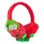 Front - Shopkins Strawberry Kiss Plush Over Ear Headphones
