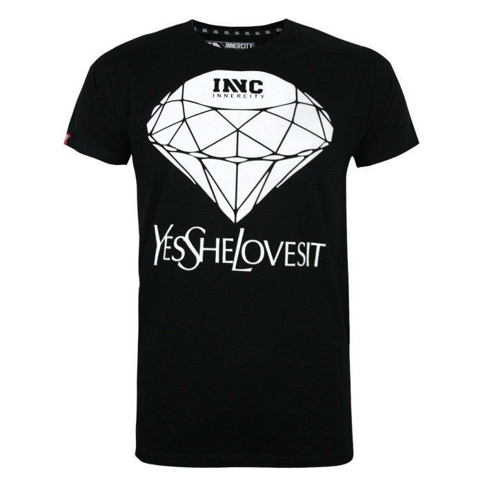 Front - INNERCITY Mens She Loves It T-Shirt