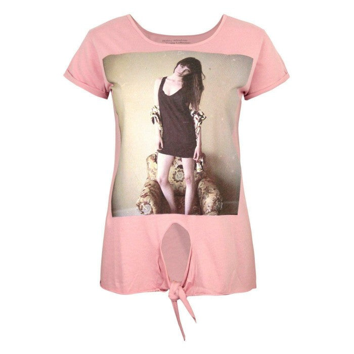 Front - Blood Is The New Black Womens/Ladies Floral Madness T-Shirt
