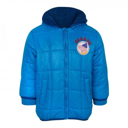 Front - Peppa Pig Childrens/Kids George Pig Hooded Jacket