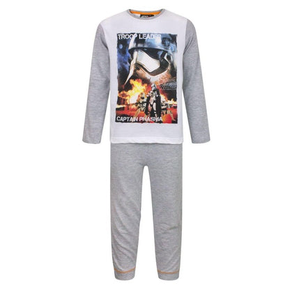 Front - Star Wars Boys The Force Awakens Captain Phasma Long Pyjama Set